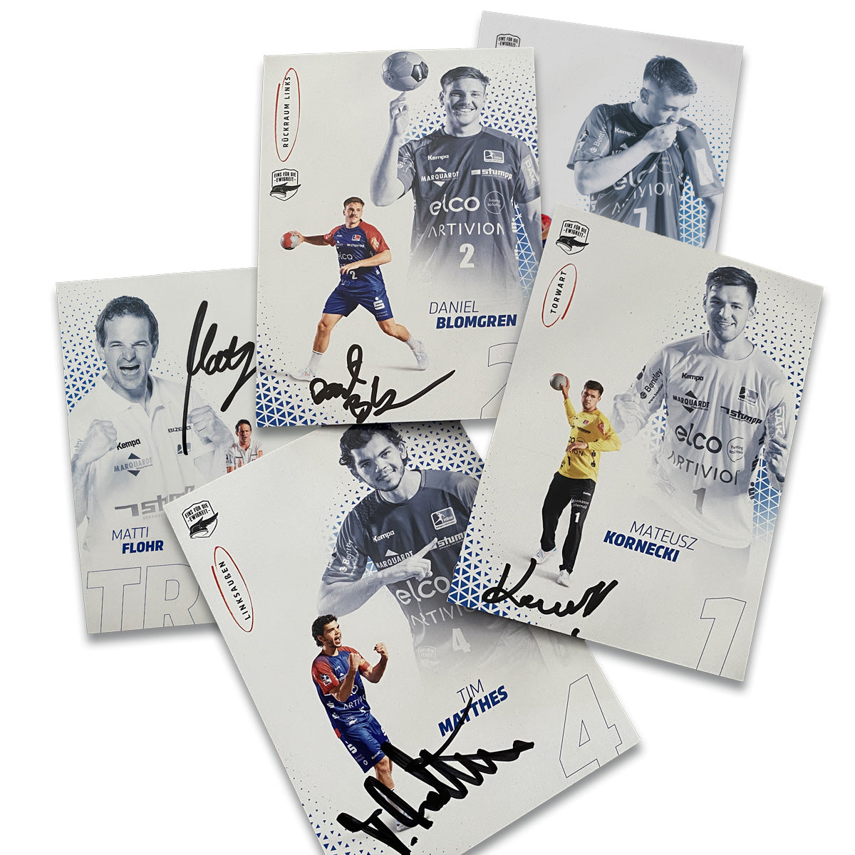 HBW Autogramm-Karten Set